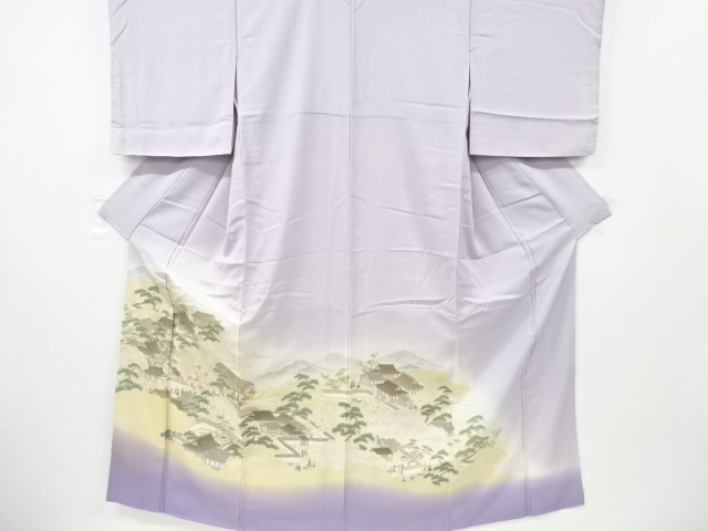 JAPANESE KIMONO / IRO-TOMESODE / JUKO-ORI
